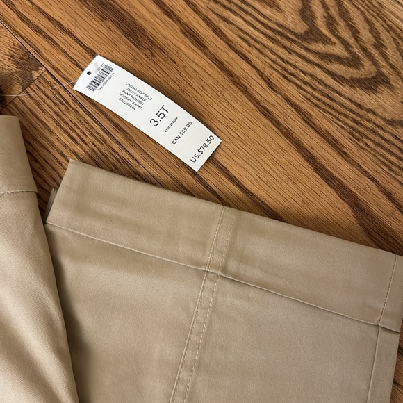 NWT Chico’s size 3.5T (size 18T) straight leg ankle khaki pants - Picture 3 of 5